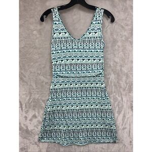 Title Nine Dress Women's XS Green Printed Tennis Golf Athletic Athleisure‎
